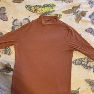 Brown turtleneck